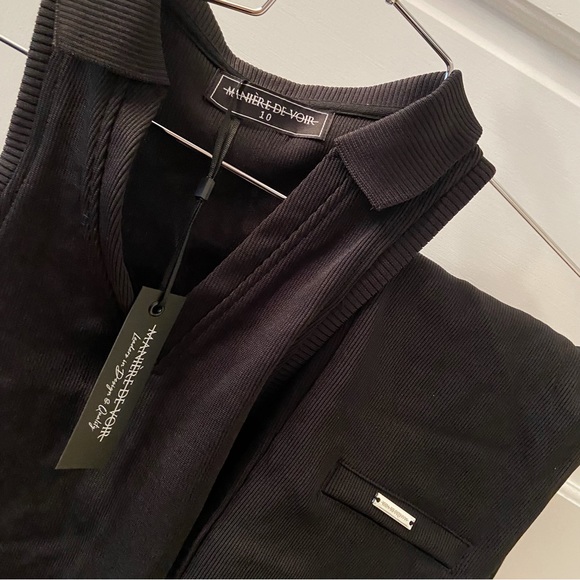 Ribbed Cycling Short & Polo Crop Top - Picture 7 of 7